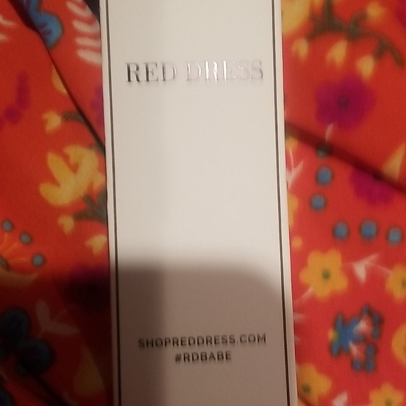 ORANGE PRINTED EVERLY  SUMMER DRESS - Picture 7 of 9